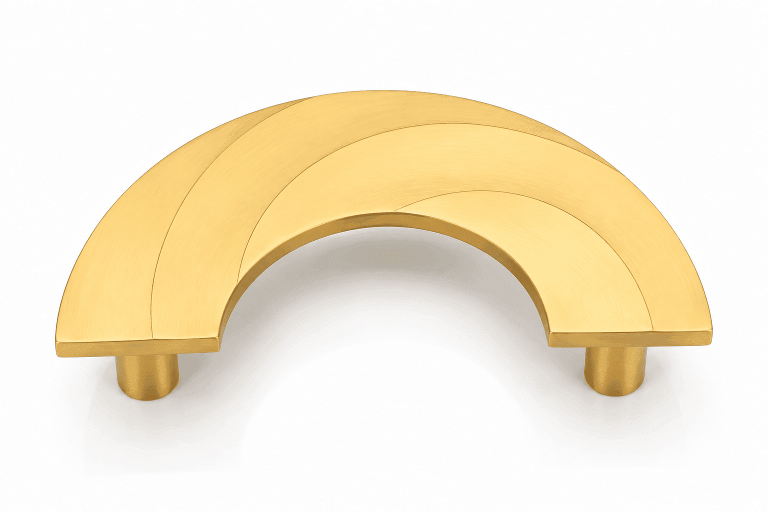 Dorpick Orbit Split Door Pull Handle | Semi-Circular Decorative Design | Multiple Finishes | 100 x 200 mm | Pack of 1