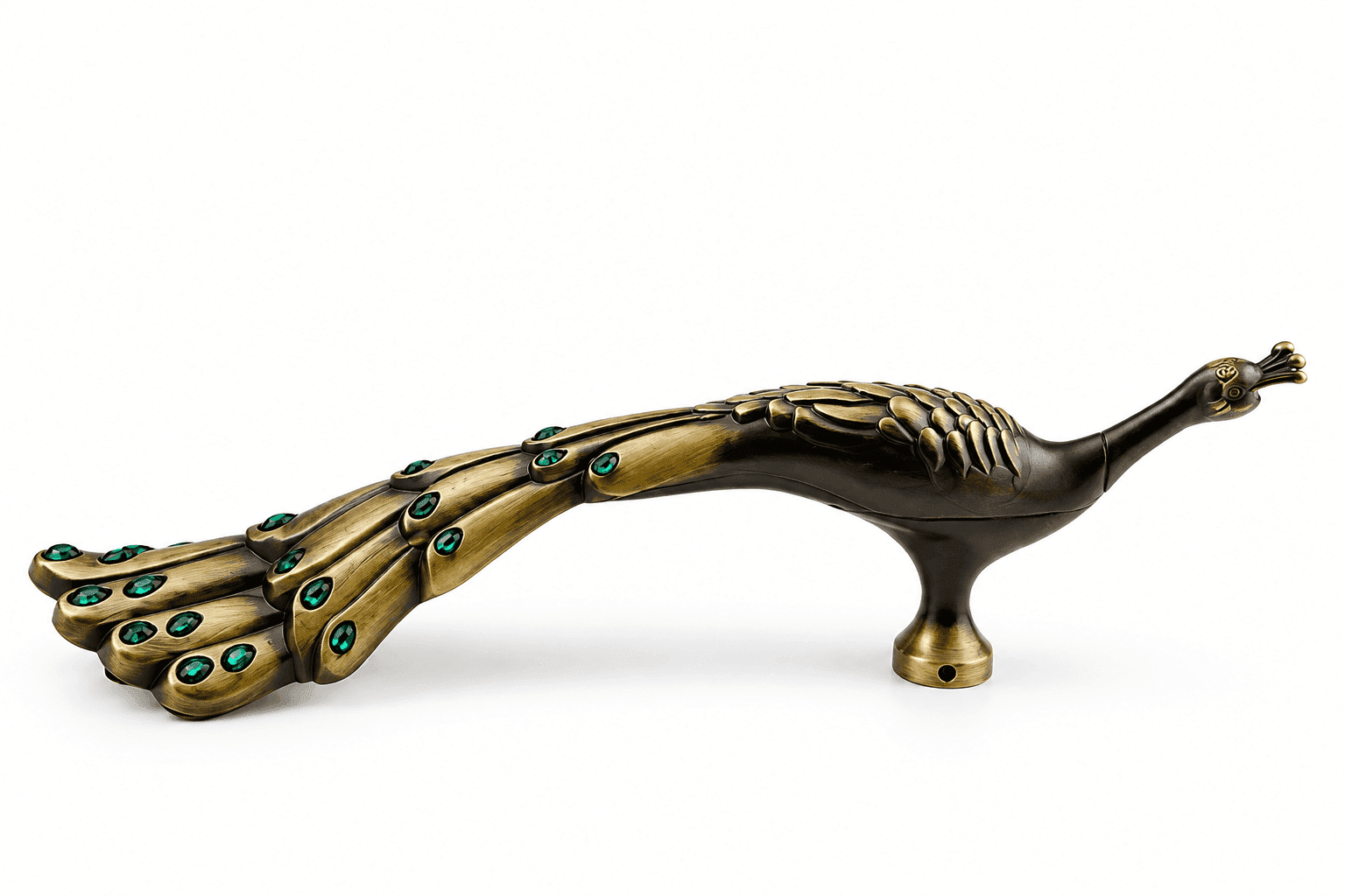 Dorpick Peacock Plume Premium Decorative Pull Handle | Peacock Design | 14 Inch | Furniture & Door Handle | Pack of 1