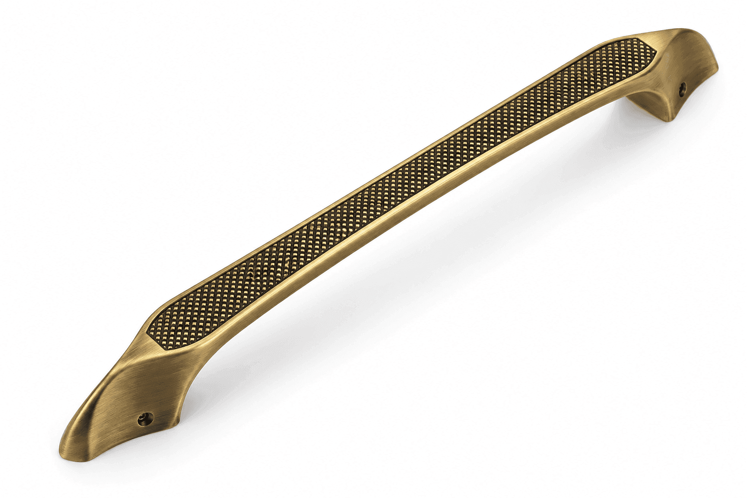 Dorpick Crosshatch Textured Grip Pull Handles Built with Solid Metal and Strong Base | Multiple Finishes & Sizes | Pack of 1