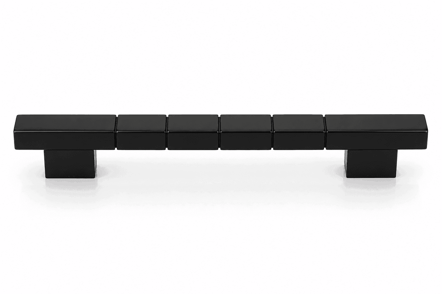 Dorpick BlockLine Bold Modular Versatile Seamless Mounted Door Pull Handle | Multiple Finishes & Sizes | Pack of 1