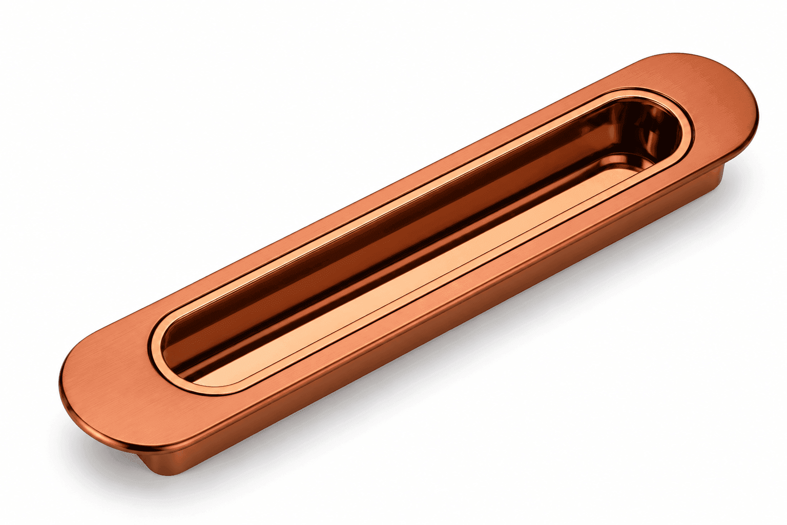 Dorpick Contemporary Two Tone Recessed Sliding Door Handles Durable Versatile Finishes | Pack of 1