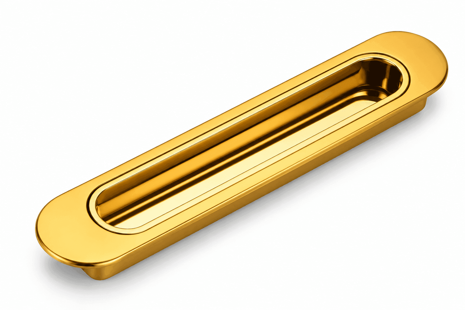 Dorpick Contemporary Two Tone Recessed Sliding Door Handles Durable Versatile Finishes | Pack of 1