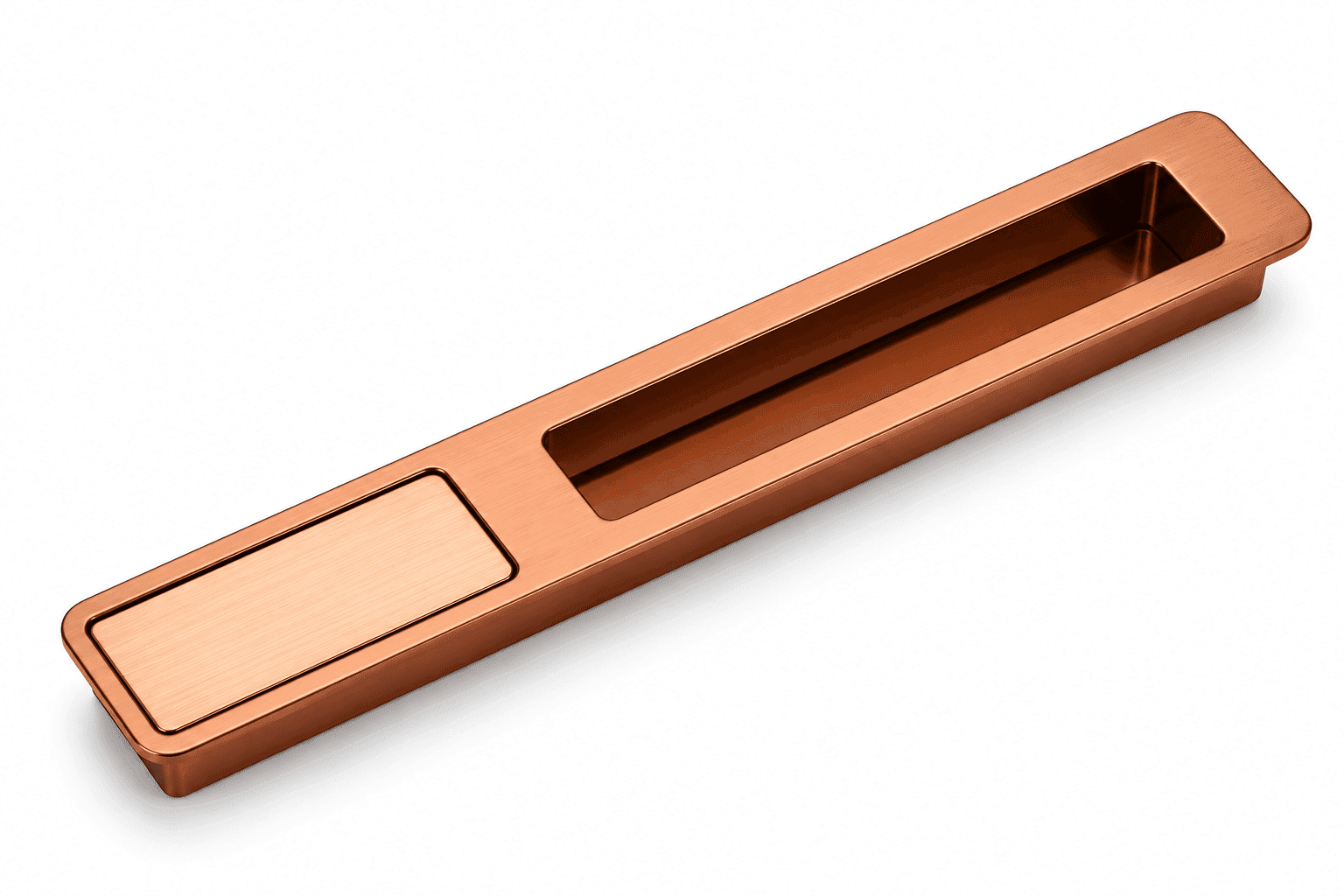 Dorpick Contemporary Two Tone Recessed Sliding Door Handles Versatile Accents | Pack of 1