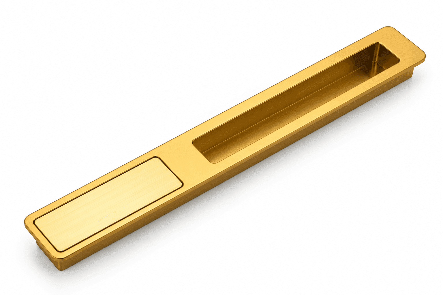 Dorpick Contemporary Two Tone Recessed Sliding Door Handles Versatile Accents | Pack of 1
