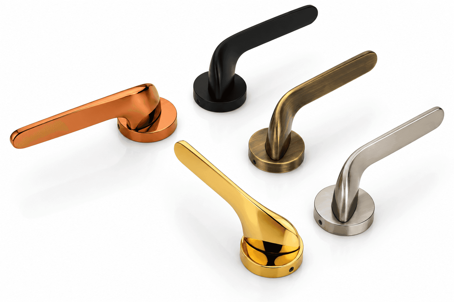 Dorpick Marella Mortise Handle Set | Elegant Rose Pattern | High Build Quality & Premium Finish | Pack of 1 Set