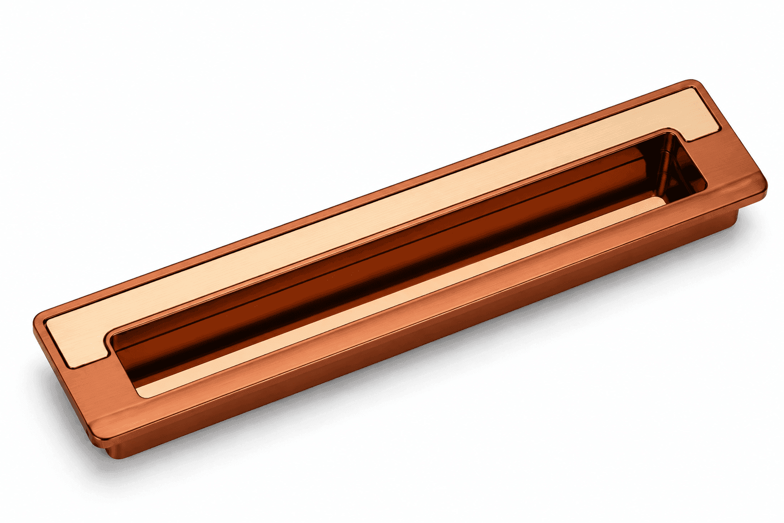 Dorpick Premium Two-Tone Recessed Sliding Handles | Pack of 1