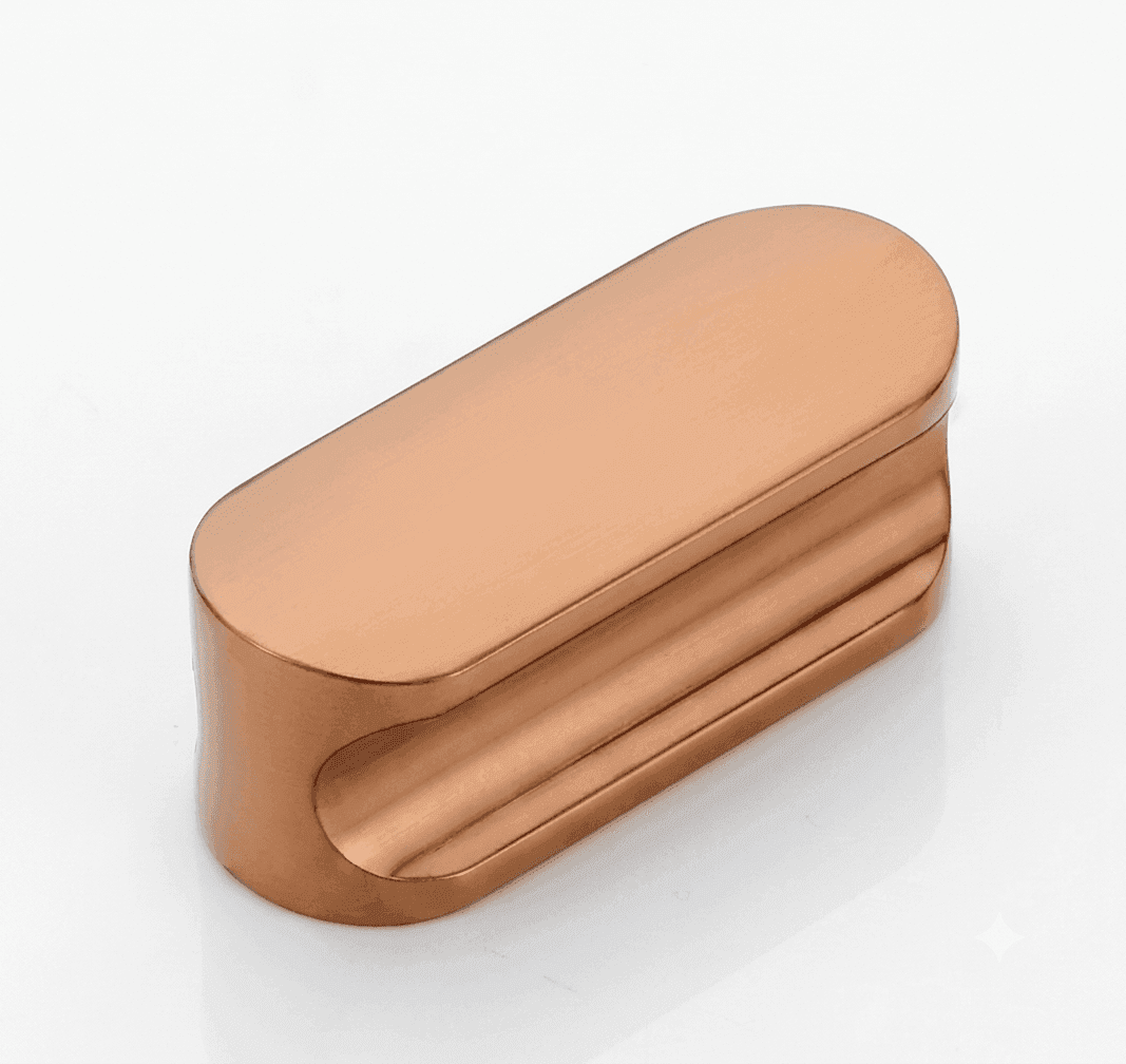 DORPICK Premium Finish Modern Recessed Oval/Rectangular Drawer Knobs comes with Wide Application & Comfortable Grip | Pack of 1