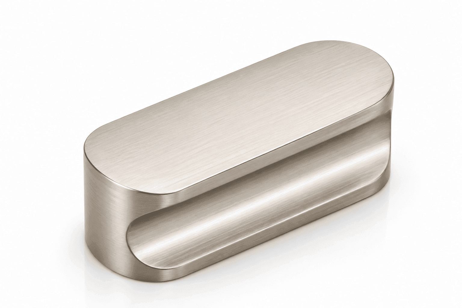 DORPICK Premium Finish Modern Recessed Oval/Rectangular Drawer Knobs comes with Wide Application & Comfortable Grip | Pack of 1