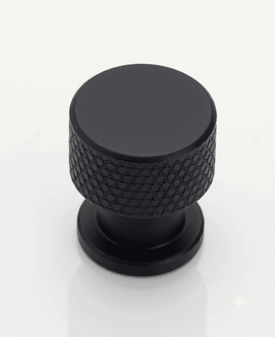DORPICK Multi Finish Modern Cylindrical Drawer Knobs with Textured Body & Comfortable Grip | Pack of 1