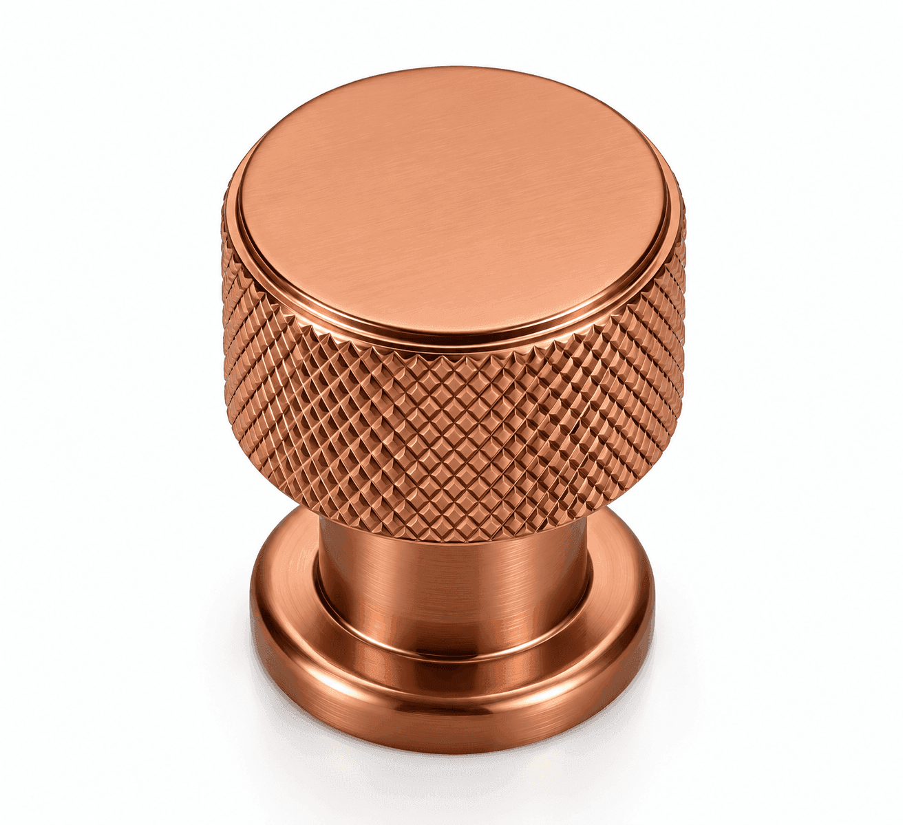 DORPICK Multi Finish Modern Cylindrical Drawer Knobs with Textured Body & Comfortable Grip | Pack of 1