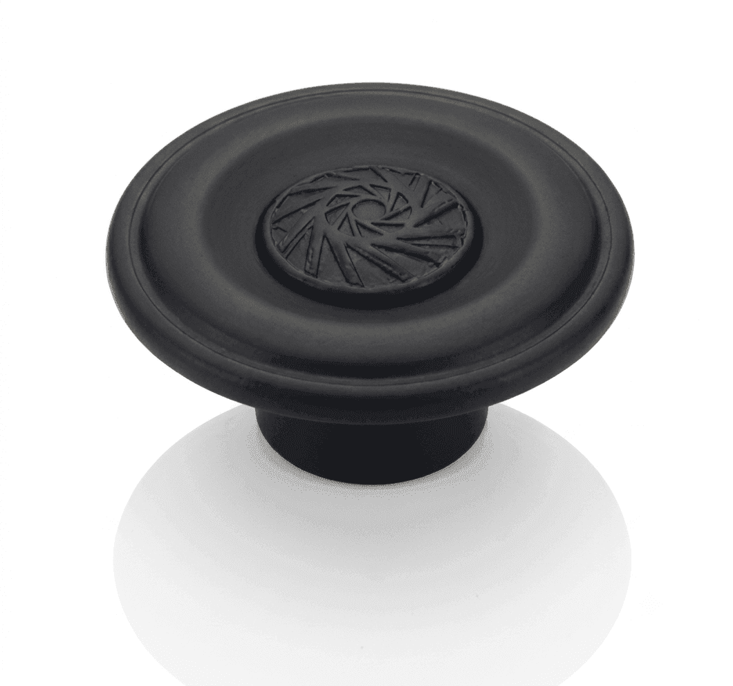 DORPICK Round Decorative Furniture Knob for Cabinets, Drawers & Wardrobes | Pack of 1
