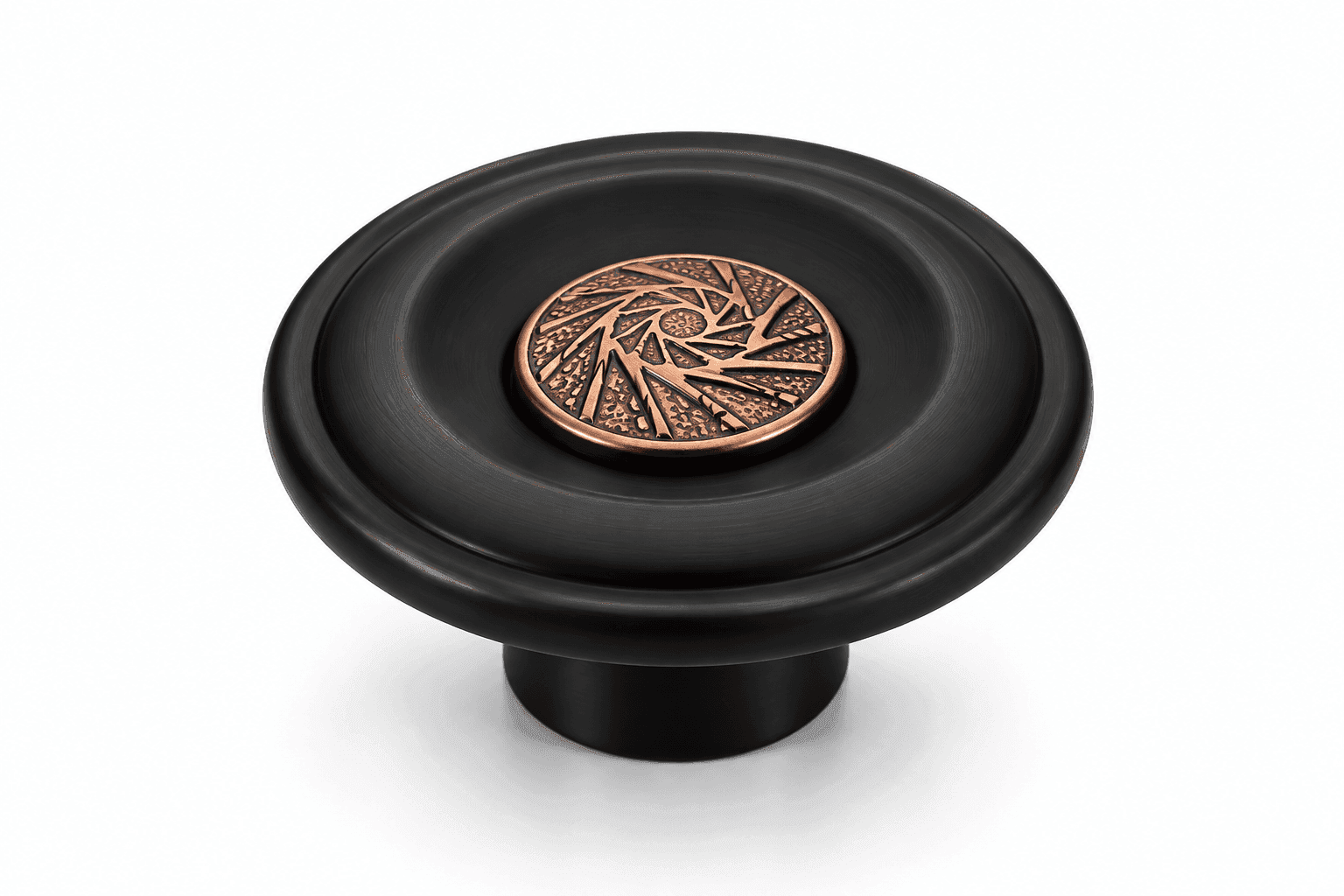 DORPICK Round Decorative Furniture Knob for Cabinets, Drawers & Wardrobes | Pack of 1
