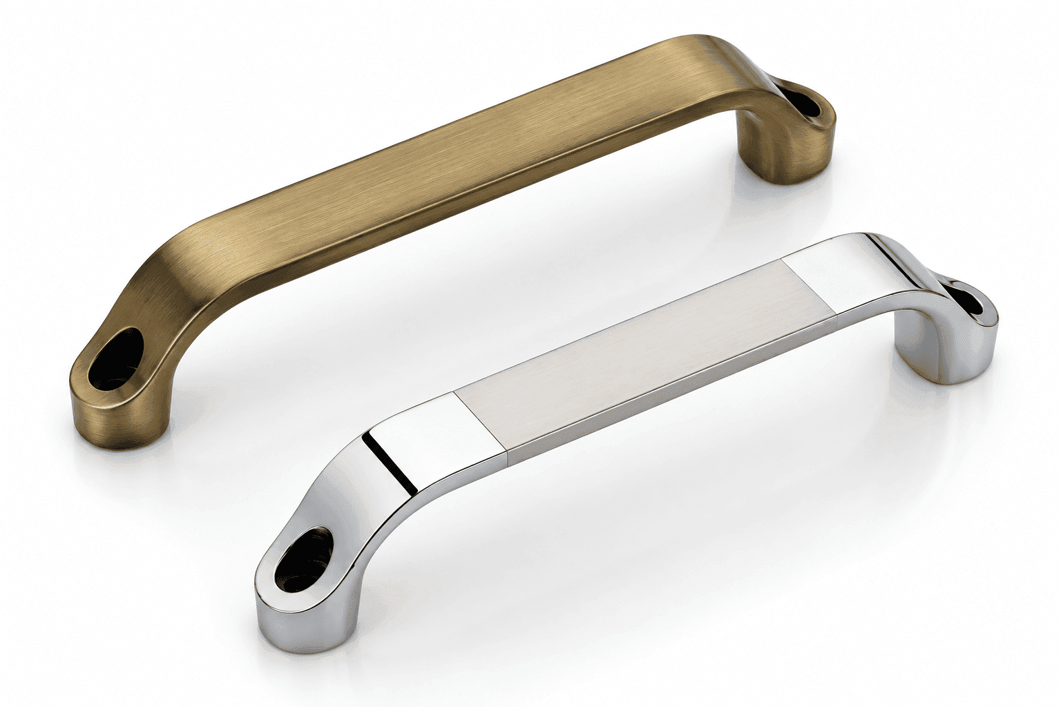 Dorpick Modern Flat-Top Curved Cabinet & Wardrobe Handles | Pack of 1