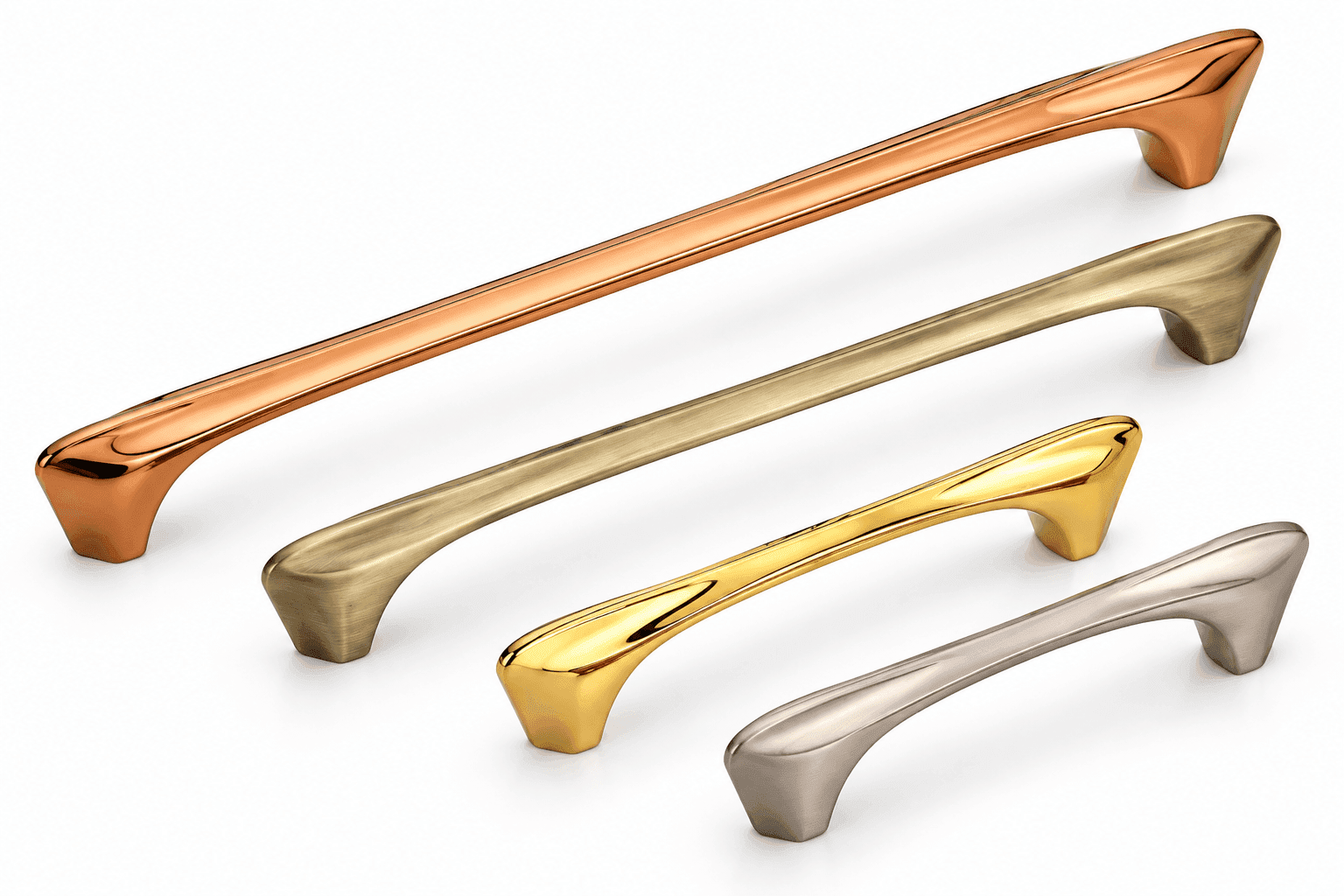 DORPICK Classic Curved Cabinet & Wardrobe Handles Durable Premium Finish | Pack of 1