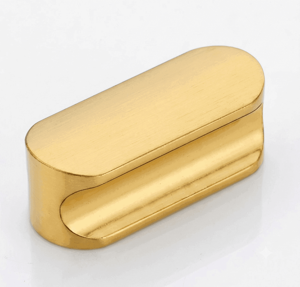 DORPICK Premium Finish Modern Recessed Oval/Rectangular Drawer Knobs comes with Wide Application & Comfortable Grip | Pack of 1