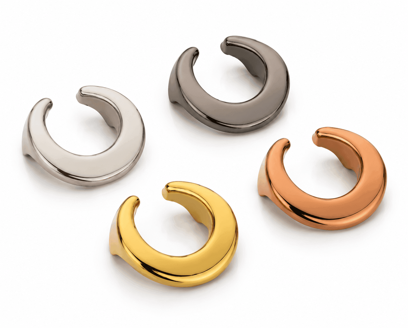 DORPICK Premium Finish Modern Crescent Finger Pull Drawer Knobs comes with Comfortable Grip & Artistic Accent | Pack of 1