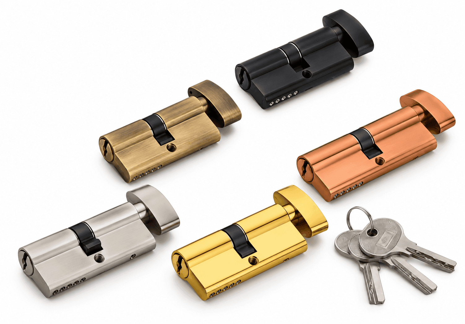 DORPICK Premium Brass Door Lock Cylinder | Pack of 1