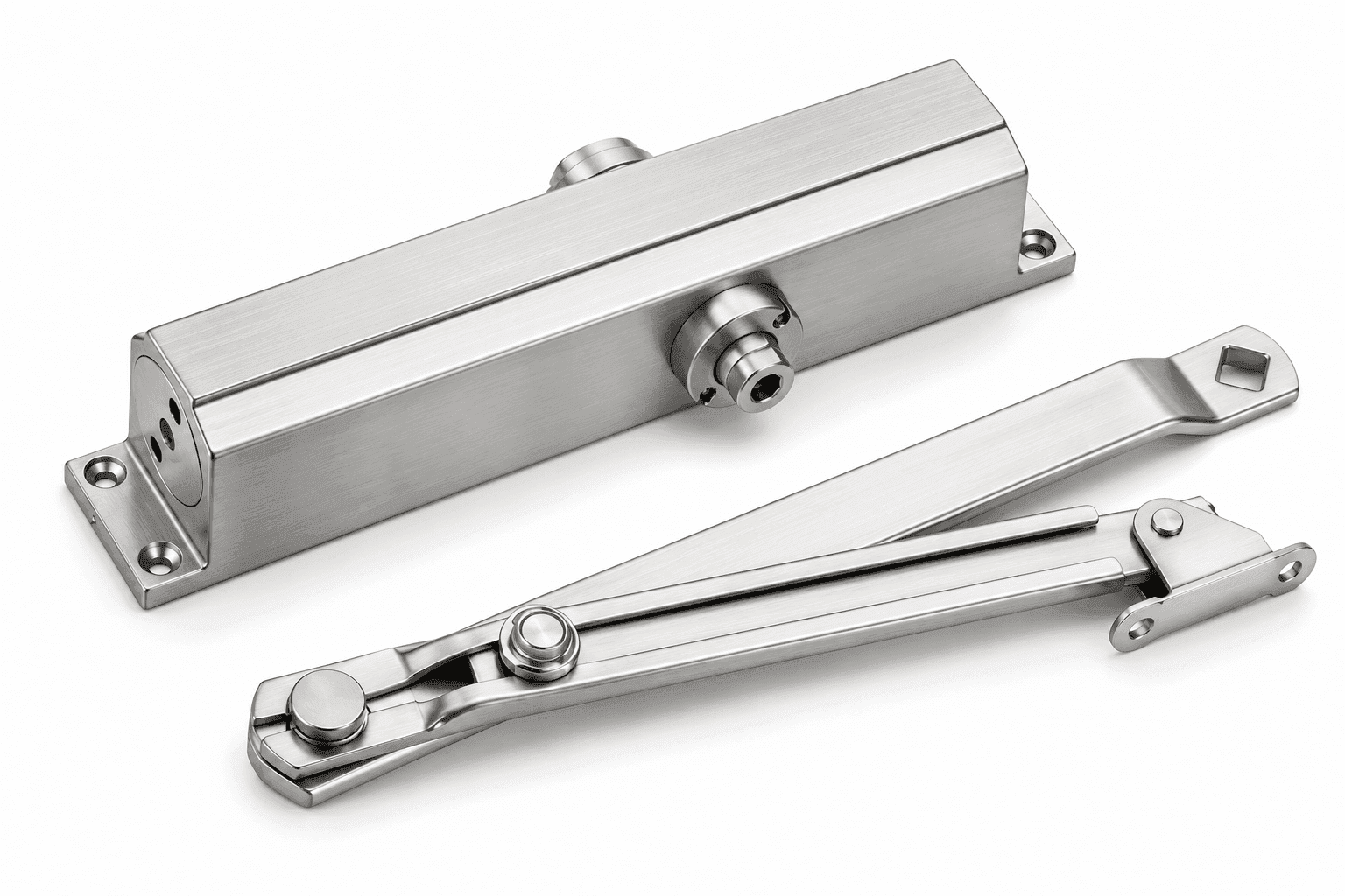 DORPICK 90° Hold Open Adjustable Durable & Reliable Elegant Dual Finish Door Closer | Pack of 1