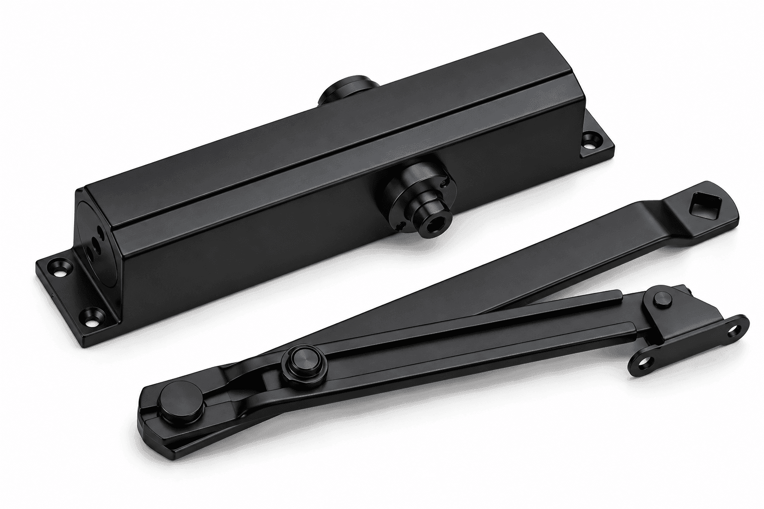 DORPICK 90° Hold Open Adjustable Durable & Reliable Elegant Dual Finish Door Closer | Pack of 1