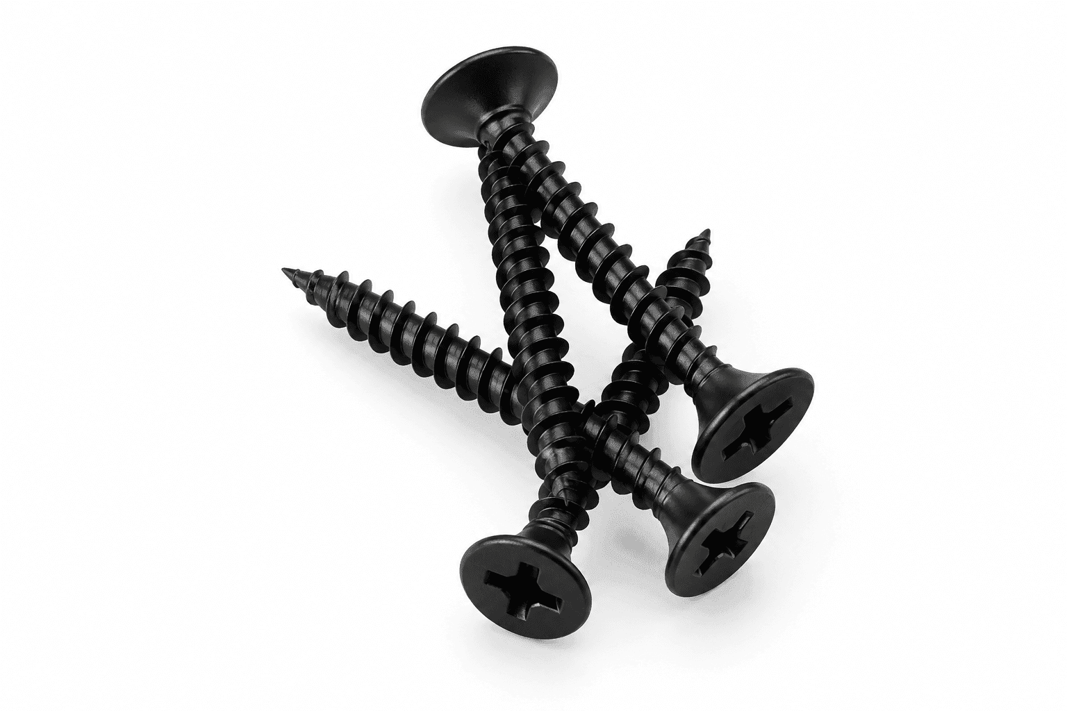 Drywall Screw | Sharp Thread Screw for Board & Furniture | Black Finish | Multiple Sizes | Pack of 1
